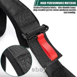 5-Point Safety Seat Belts Cam-Lock ATV UTV GO Kart Racing Harness Shoulder Pad
