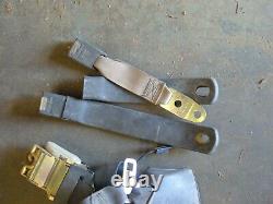 82-89 Camaro Firebird Dark Gray/black Seat Belt Set Receiver Retractor