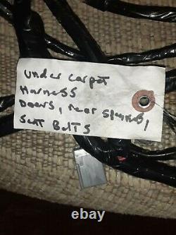 92-94 Ford F250 F350 Crew Cab Xlt Under Carpet Floor Wire Harness Oem