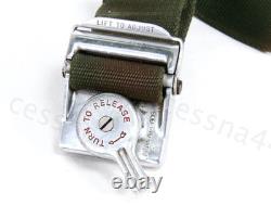 AEROLEX Vintage OEM Aircraft Seat Belt Buckle 24200 SHT1 MK2 Green R1R3 Harness