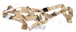 AMERICAN SAFETY Aircraft Lap Harness Seat Belt 2 Tan 501574-409-2252 Buckle New