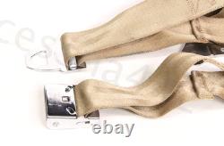 AMERICAN SAFETY Aircraft Lap Harness Seat Belt 2 Tan 501574-409-2252 Buckle New