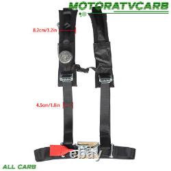 ATV 4 Pack Seat Belt Harness 4 Point 2 Padded For Polaris RZR XP S 4 1000 PAIR