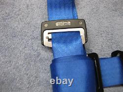 A Pair Of 4-point Nrg Harness Sabelt Seat Belts Blue New Part#sb-4b