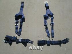 Aero Fabrications Y Type Blue Shoulder Harness Seat Belts P/n H-702-200