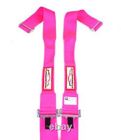 All Wrap 5 Point Hans Sfi 16.1 Racing Harness 3 Belt Hot Pink Seat Belt