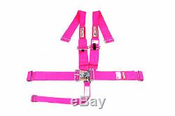 All Wrap 5 Point Hans Sfi 16.1 Racing Harness 3 Belt Hot Pink Seat Belt