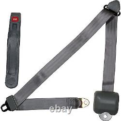 Allstar Performance All98116 Seat Belt Retractable 3Pt Gray Seat Belt, Lap / Sho