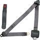 Allstar Performance All98116 Seat Belt Retractable 3Pt Gray Seat Belt, Lap / Sho