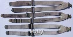 Autoflug FAG-5A-4 Aircraft Seat Belt Harness (Lot of 3 pcs Collectible items)