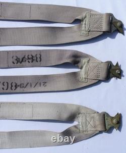 Autoflug FAG-5A-4 Aircraft Seat Belt Harness (Lot of 3 pcs Collectible items)