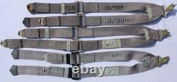 Autoflug FAG-5A-4 Aircraft Seat Belt Harness (Lot of 3 pcs Collectible items)