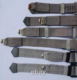 Autoflug FAG-5A-4 Aircraft Seat Belt Harness (Lot of 3 pcs Collectible items)