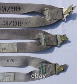 Autoflug FAG-5A-4 Aircraft Seat Belt Harness (Lot of 3 pcs Collectible items)