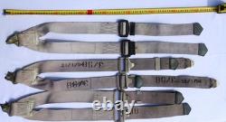 Autoflug FAG-5A-4 Aircraft Seat Belt Harness (Lot of 3 pcs Collectible items)