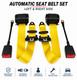 Automatic 3-Point Front Seat Yellow Belt Set With Steel Cable E-Marked