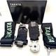BLACK Takata Racing Seat Belt Harness 4 Point Snap-On 3 Cam lock Universal
