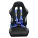BLUE OMP 4 Point 3 Racing Seat Belt Quick Release Seatbelt Snap-On Harness