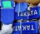 BLUE Takata Racing Seat Belt Harness 4 Point Snap-On 3 Cam lock Universal