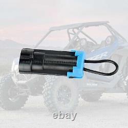 Black 3in 4 point Harness Seat Belt with Bypass Plug For Polaris RZR Ranger XP900