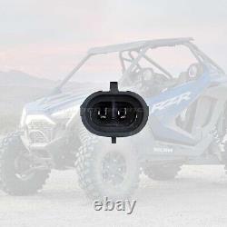 Black 3in 4 point Harness Seat Belt with Bypass Plug For Polaris RZR Ranger XP900