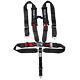 Black 3inch 5 Point Universal SFI Harness Quick Release Safety Seat Belt ATV UTV