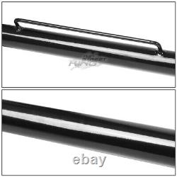 Black 49 Adjustable MILD Steel Safety Seat Belt Harness Bar With Support Rods