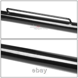 Black 49stainless Steel Chassis Harness Rod+black 4-pt Strap Buckle Seat Belt