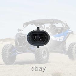 Blue 2in 4 point Harness Seat Belt with Bypass Plug For Canam Maverick Defender