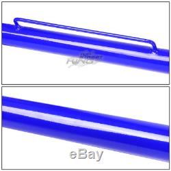 Blue 49 Adjustable MILD Steel Safety Seat Belt Harness Bar With Support Rods