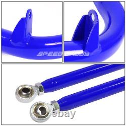 Blue 49stainless Steel Chassis Harness Bar+blue 4-pt Strap Buckle Seat Belt