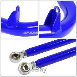 Blue 49stainless Steel Harness Bar+blue 6-pt Shoulder Strap Camlock Seat Belt