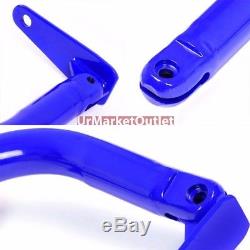 Blue Mild Steel 49 Racing Safety Chassis Seat Belt Harness Bar/Across Tie Rod