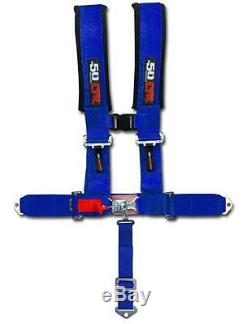Blue Racing Harness Seat Belt 5 Point Ford Mustang GT Fastback Turbo LX Cobra R