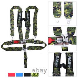 CA 5 Point 3 Racing Car UTV Sport Quick Release Harness Safety Seat Belt Black