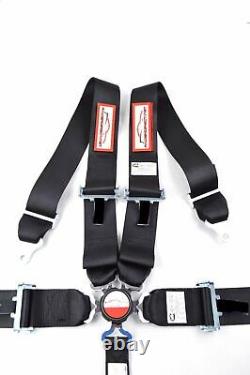 Cam Lock Racing Harness Seat Belt 3 Sfi 16.1 Universal 5 Point Black
