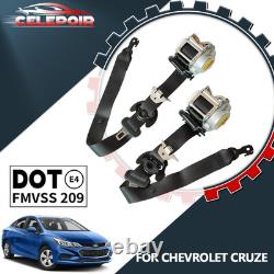 Chevrolet Cruze 2016-2024 Front Left & Right Seat Belt Retractor Assembly