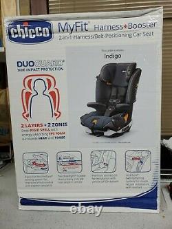 Chicco My Fit Harness + Booster 2 in 1 Harness/Belt-Positioning Car Seat Indigo
