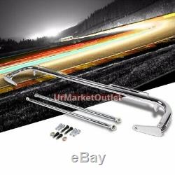 Chrome Mild Steel 49 Racing Safety Chassis Seat Belt Harness Bar/Across Tie Rod