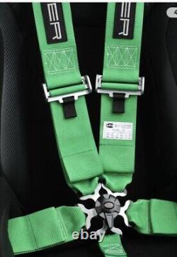 Cipher Auto 5-point 5pt Racing Harness 3 Sfi 16.1 Camlock Green New