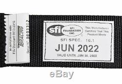 Conquer SFI 16.1/FIA Rated 6 Point Racing Safety Harness Cam Lock Seat Belt