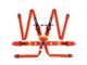 Cusco CUSCO Racing Harness Seat Belt 6-point Red 00B CRH N6RD