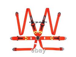 Cusco CUSCO Racing Harness Seat Belt 6-point Red 00B CRH N6RD