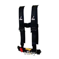 Dragonfire Seat Belt Harness 4 Point 2 H-Style Youth Pair Black Can-Am Polaris
