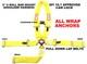 Dragster Yellow Race Harness All Wrap Seat Belt Sfi 16.1 With Sternum Strap