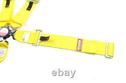 Dragster Yellow Race Harness All Wrap Seat Belt Sfi 16.1 With Sternum Strap