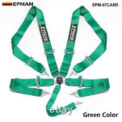 EPMAN Racing 5 Point Safety Harness Camlock 3 In Strap Seat Belt/Belts E-mark