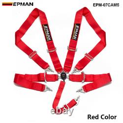 EPMAN Racing 5 Point Safety Harness Camlock 3 In Strap Seat Belt/Belts E-mark