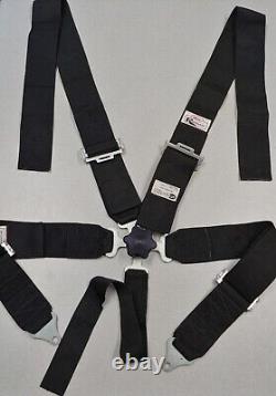 Excellent Nos Vintage Bell Race Star Porsche Racing 5 Point Seat Belt Harness