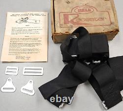 Excellent Nos Vintage Bell Race Star Porsche Racing 5 Point Seat Belt Harness
